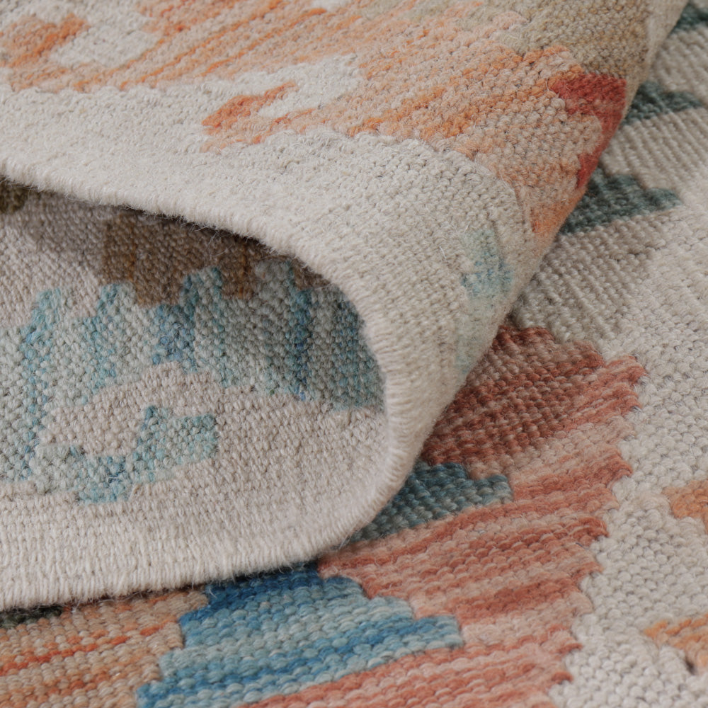 Kelim Rug - Splash - 128 x 82 cm - multicolored