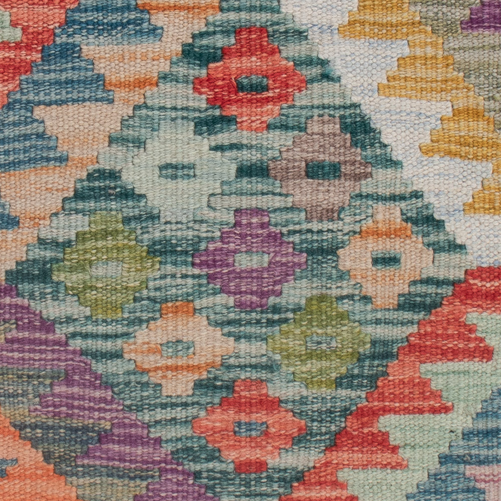 Kelim Rug - Splash - 128 x 84 cm - multicolored