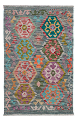 Kelim Rug - Splash - 124 x 81 cm - multicolored
