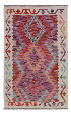 Kelim Rug - Splash - 121 x 78 cm - multicolored