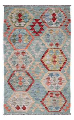 Kelim Rug - Splash - 130 x 79 cm - multicolored