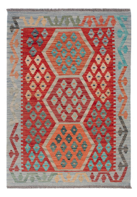 Kelim Rug - Splash - 124 x 85 cm - multicolored