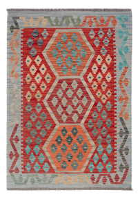 Kelim Rug - Splash - 124 x 85 cm - multicolored