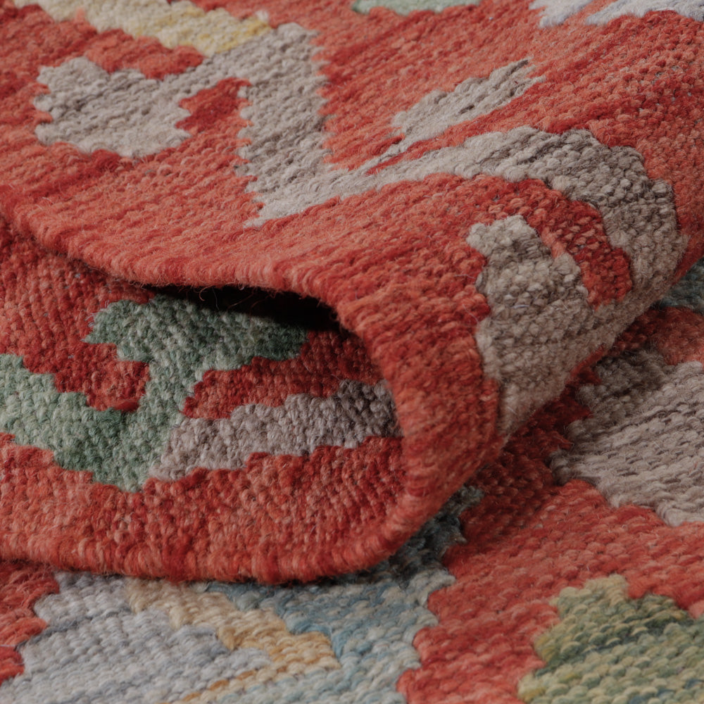 Kelim Teppich - Splash - 152 x 78 cm - mehrfarbig