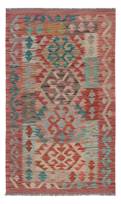Kelim Rug - Splash - 125 x 76 cm - multicolored