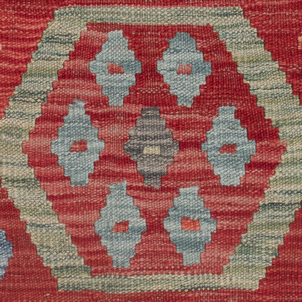 Kelim Rug - Splash - 126 x 80 cm - multicolored