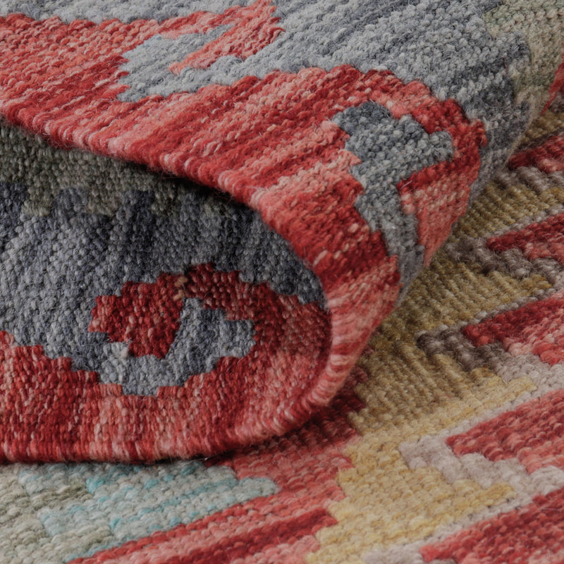 Kelim Teppich - Splash - 123 x 82 cm - mehrfarbig