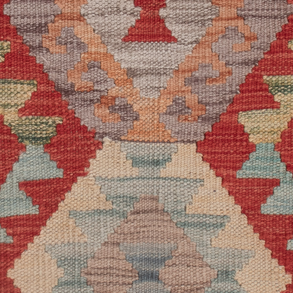 Kelim Rug - Splash - 128 x 74 cm - multicolored