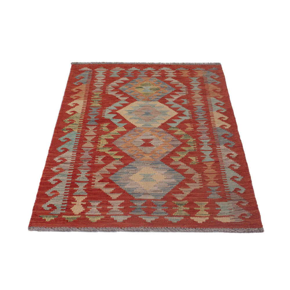 Kelim Rug - Splash - 128 x 74 cm - multicolored