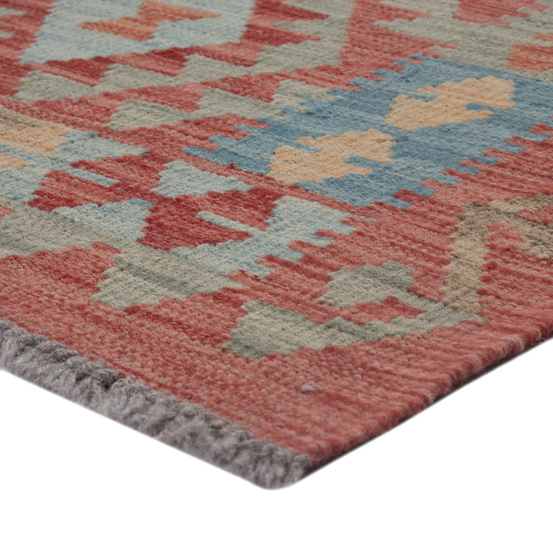 Kelim Teppich - Splash - 108 x 76 cm - mehrfarbig