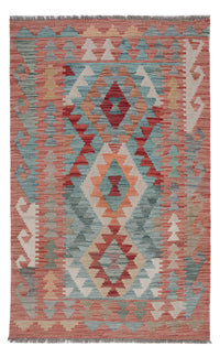 Kelim Rug - Splash - 127 x 77 cm - multicolored