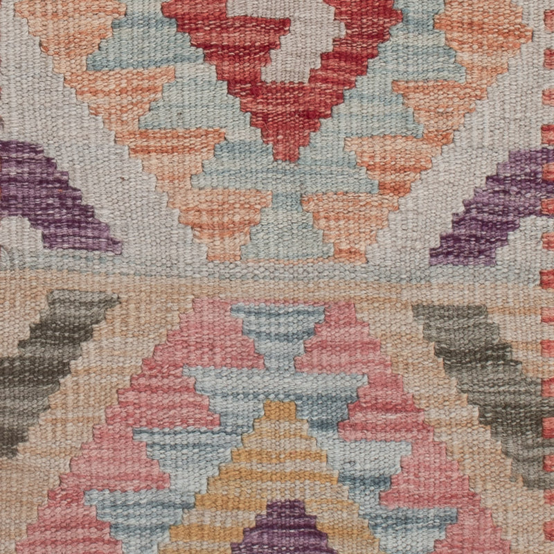 Kelim Rug - Splash - 131 x 76 cm - multicolored