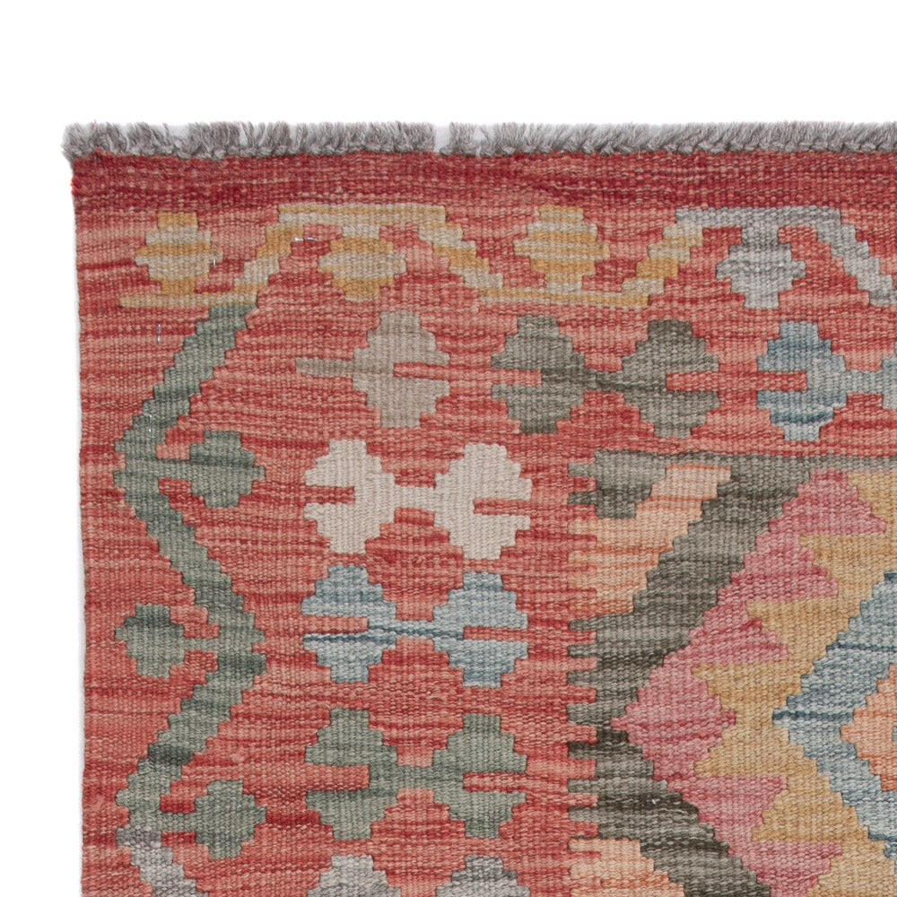 Kelim Rug - Splash - 131 x 76 cm - multicolored