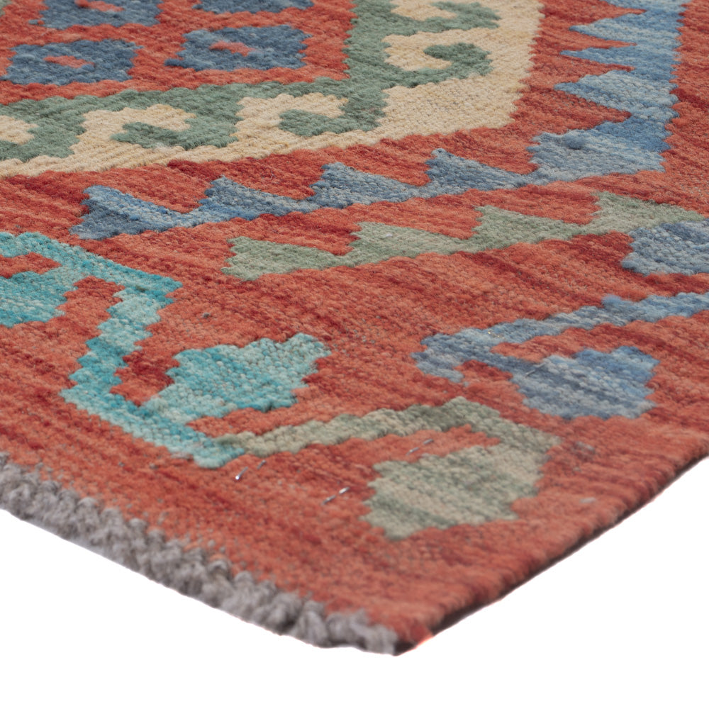 Kelim Rug - Splash - 131 x 80 cm - multicolored