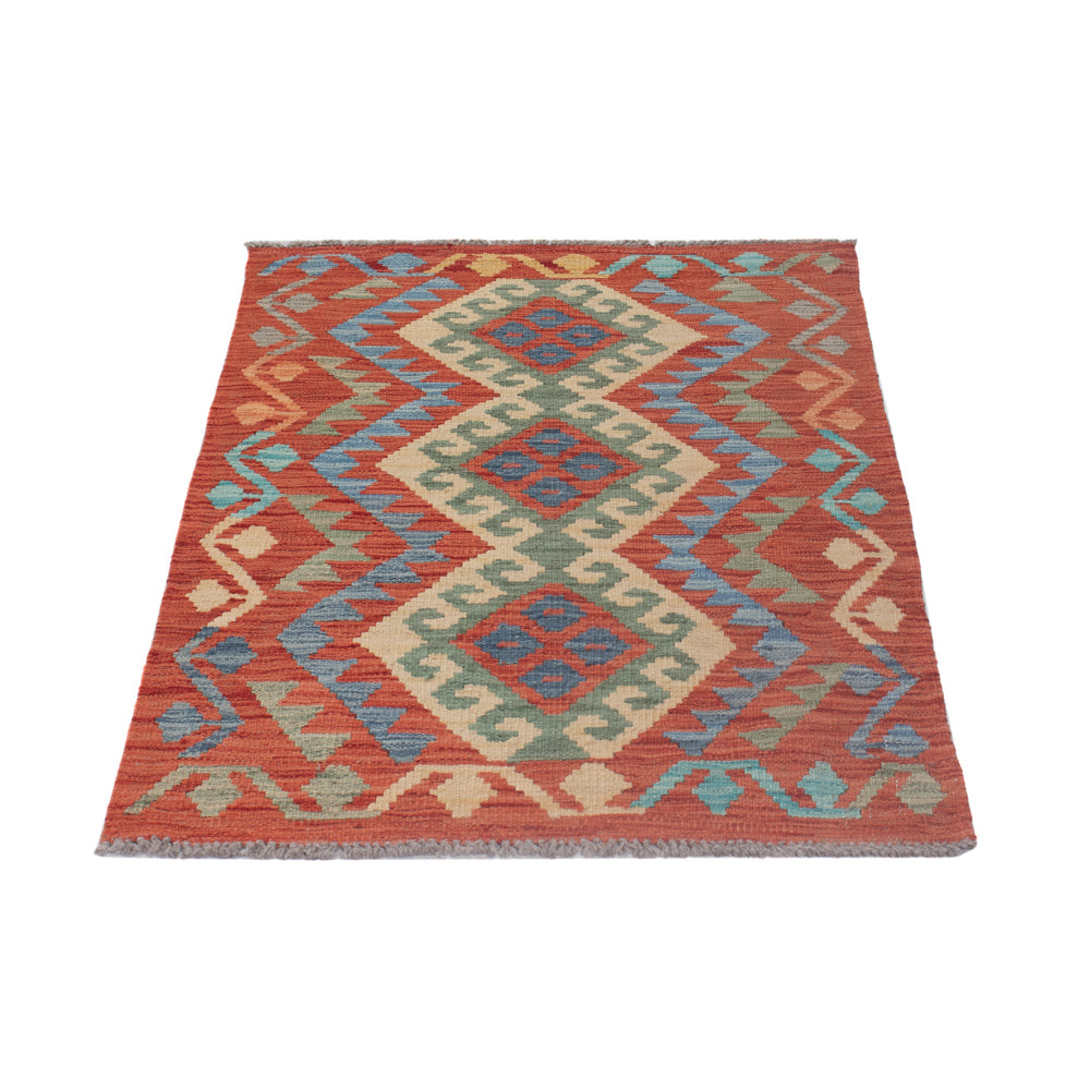 Kelim Rug - Splash - 131 x 80 cm - multicolored