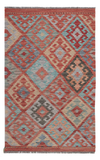 Kelim Rug - Splash - 128 x 81 cm - multicolored