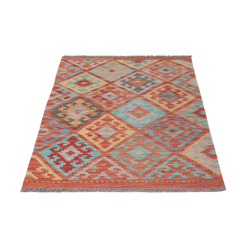 Kelim Rug - Splash - 128 x 81 cm - multicolored