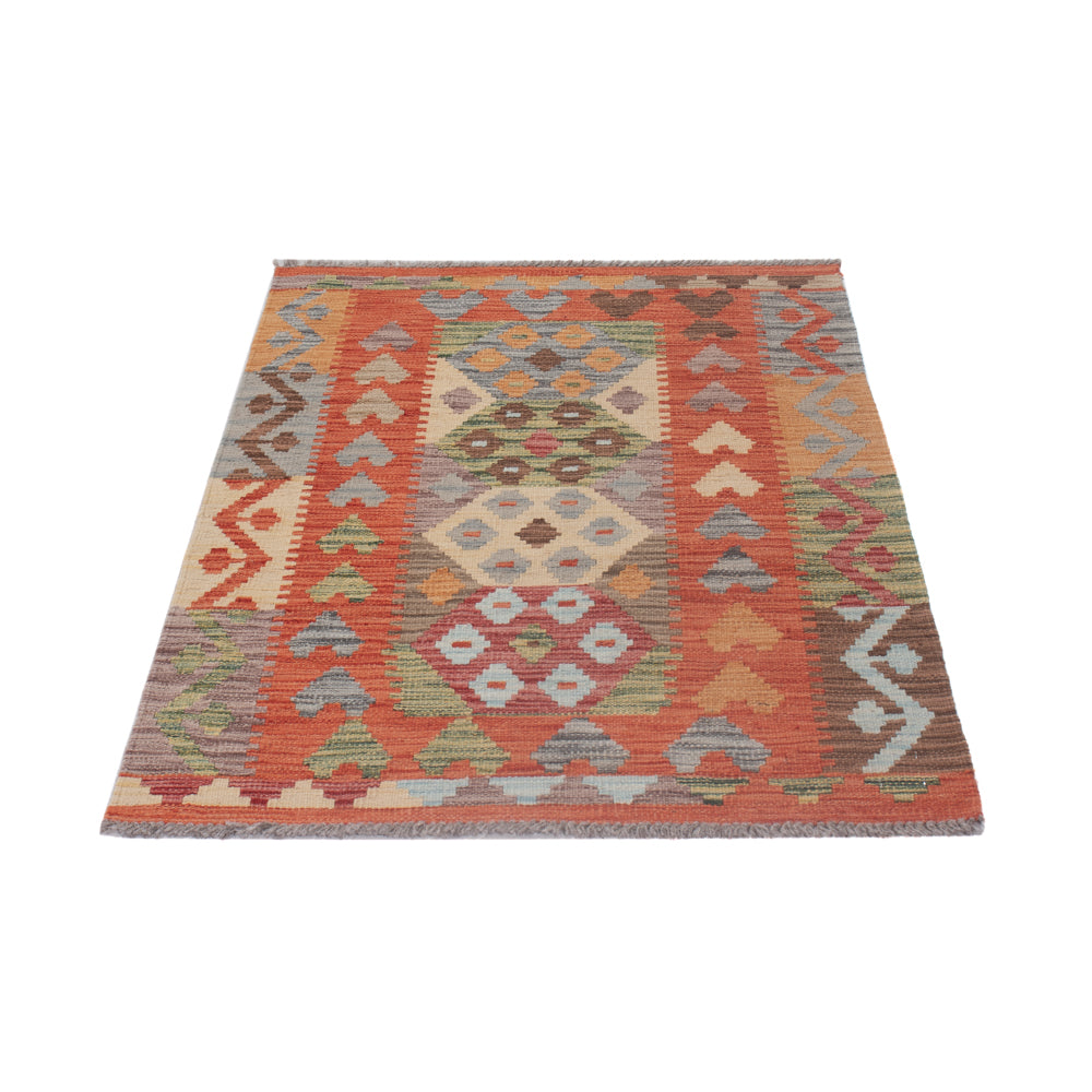 Kelim Rug - Splash - 125 x 80 cm - multicolored