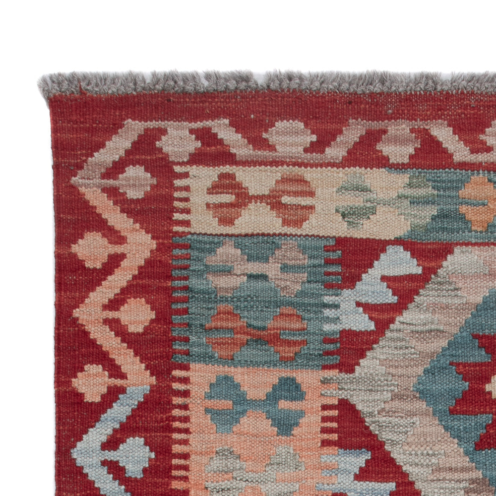 Kelim Rug - Splash - 129 x 79 cm - multicolored