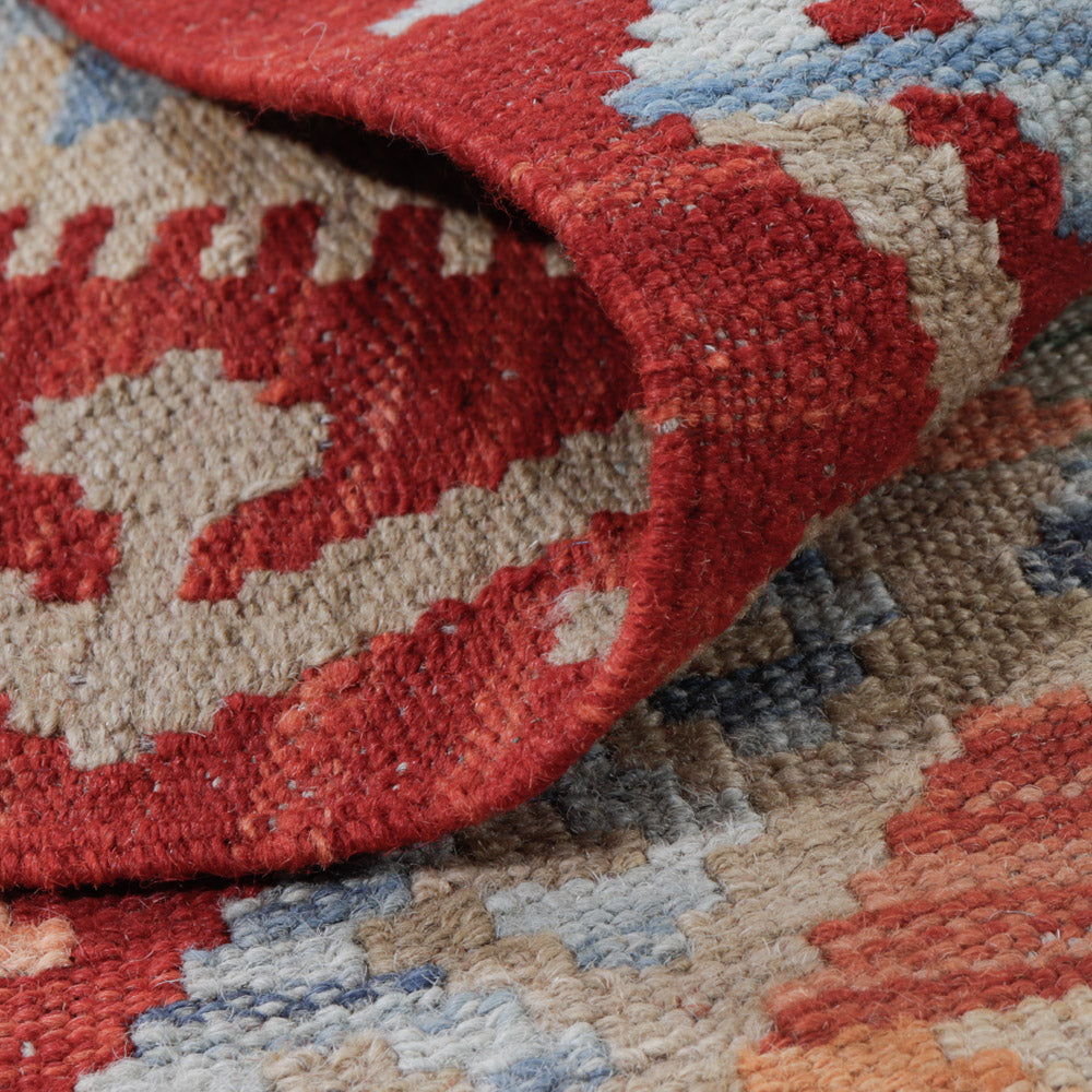 Kelim Rug - Splash - 129 x 79 cm - multicolored