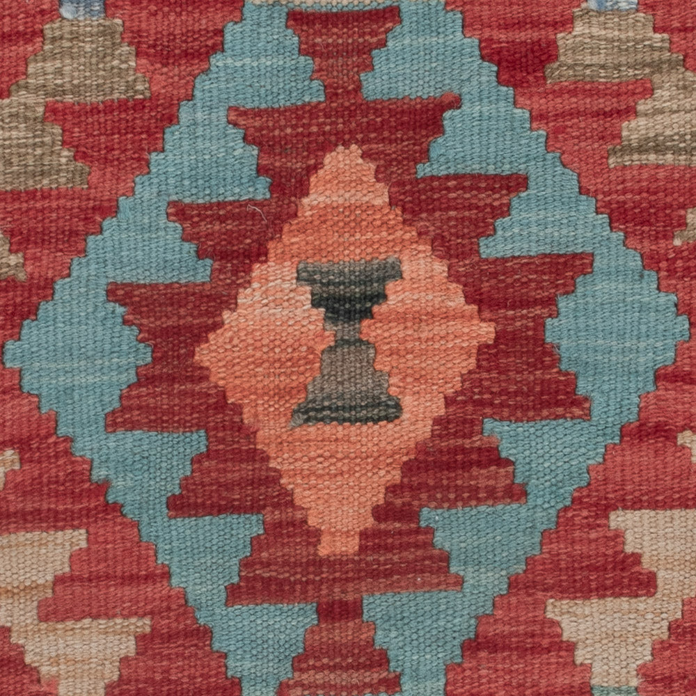 Kelim Teppich - Splash - 122 x 76 cm - mehrfarbig