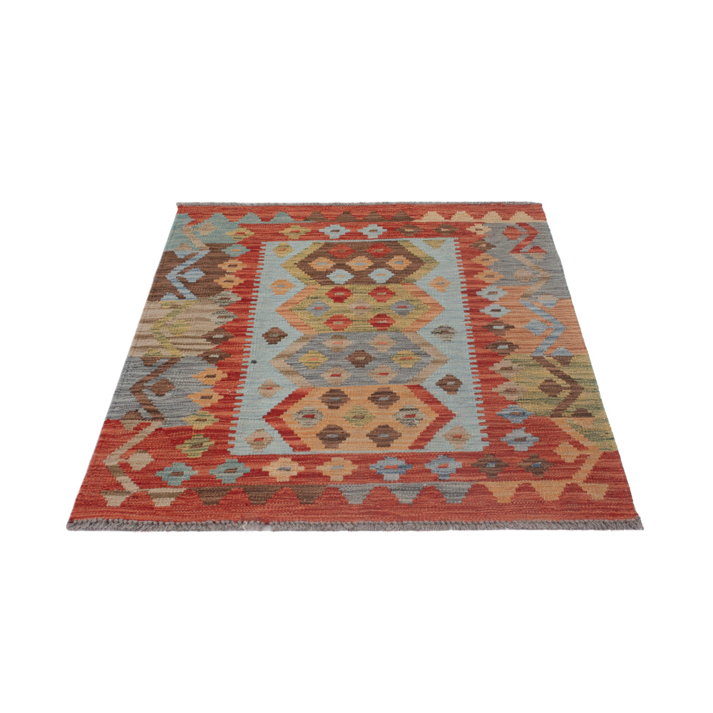 Kelim Rug - Splash - 121 x 87 cm - multicolored