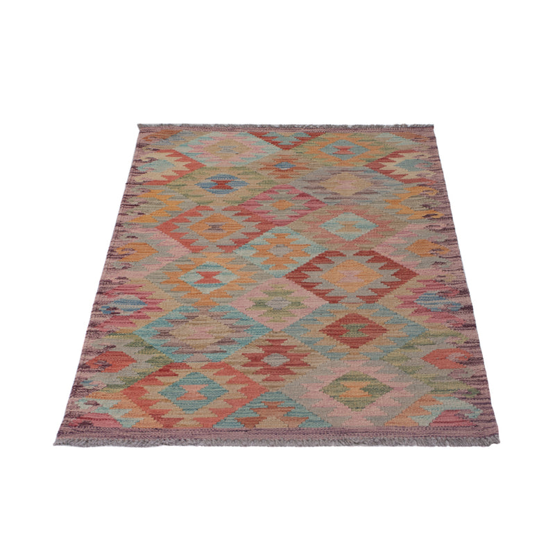Kelim Rug - Splash - 129 x 74 cm - multicolored