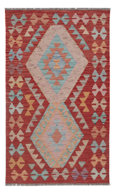 Kelim Rug - Splash - 129 x 78 cm - multicolored