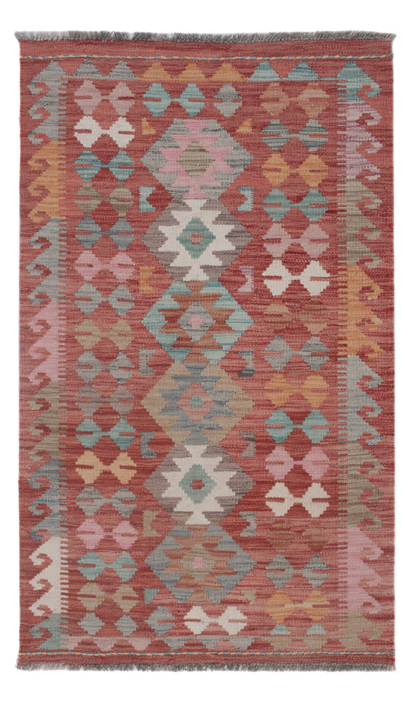 Kelim Rug - Splash - 130 x 76 cm - multicolored