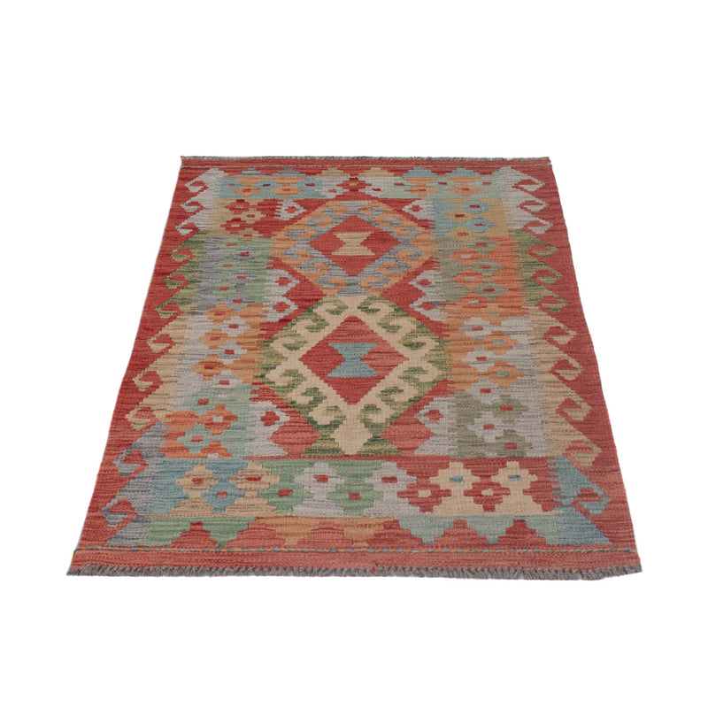 Kelim Rug - Splash - 123 x 79 cm - multicolored