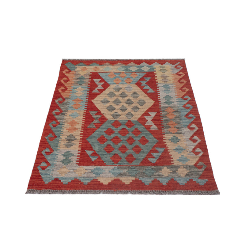 Kelim Rug - Splash - 124 x 81 cm - multicolored