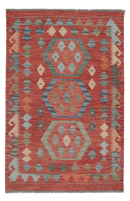 Kelim Rug - Splash - 124 x 80 cm - multicolored