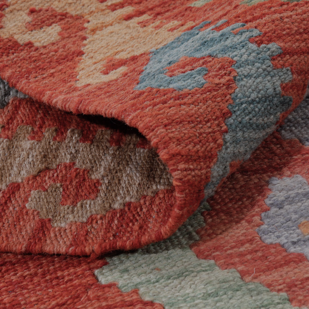 Kelim Teppich - Splash - 124 x 80 cm - mehrfarbig