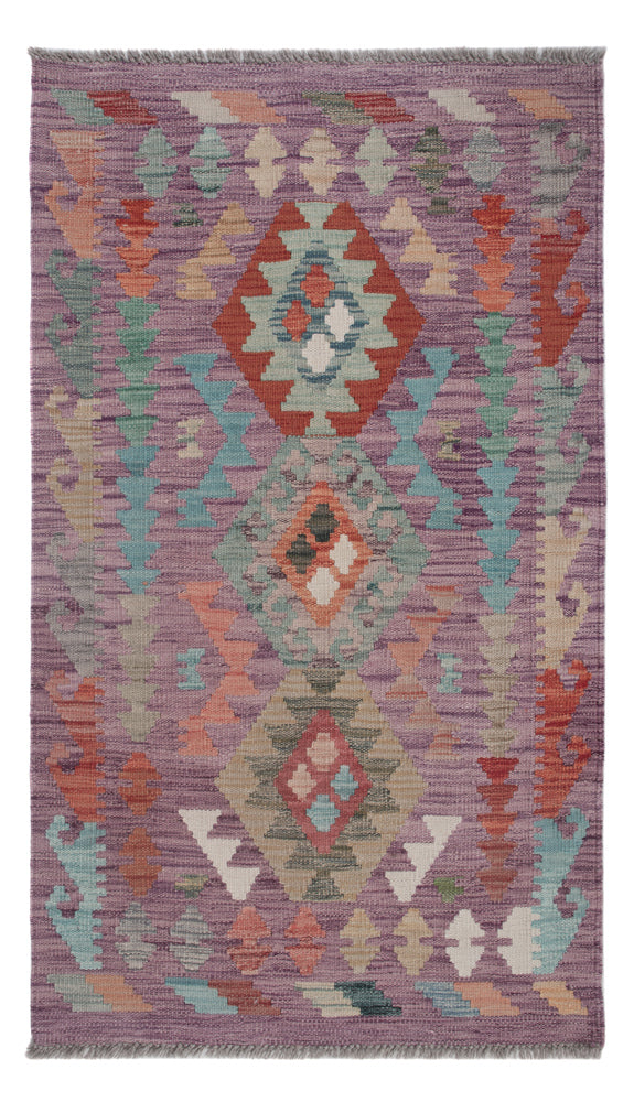 Kelim Rug - Splash - 135 x 80 cm - multicolored