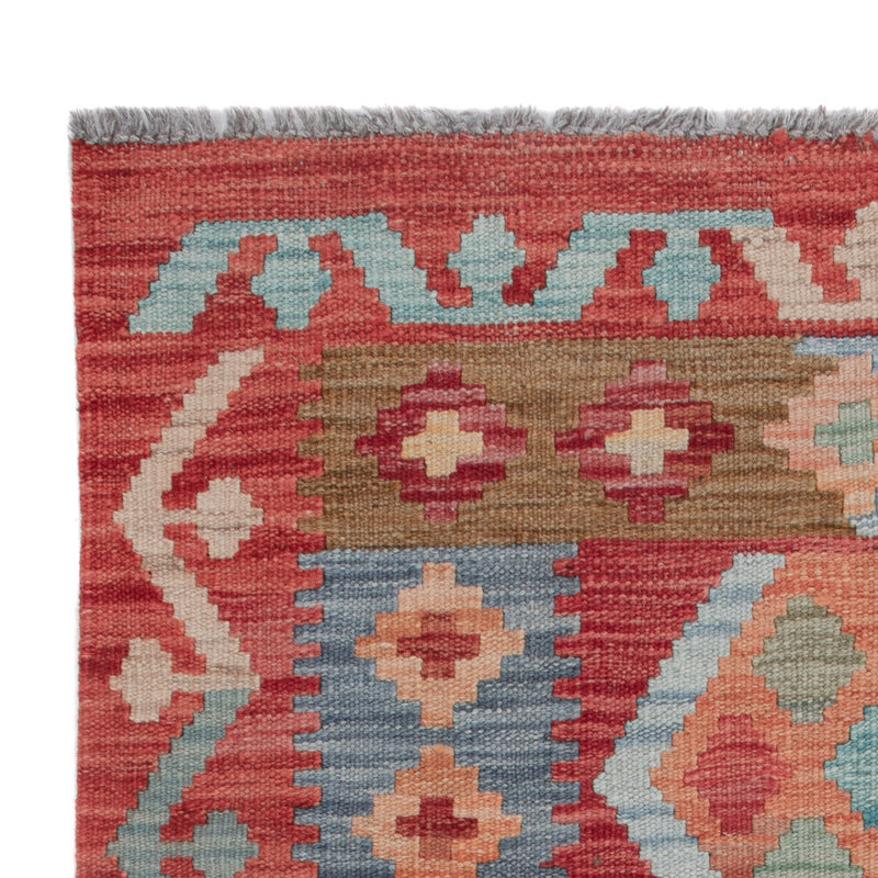 Kelim Teppich - Splash - 114 x 81 cm - mehrfarbig