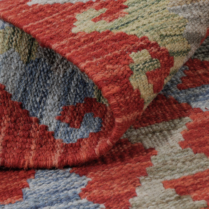 Kelim Rug - Splash - 131 x 86 cm - multicolored