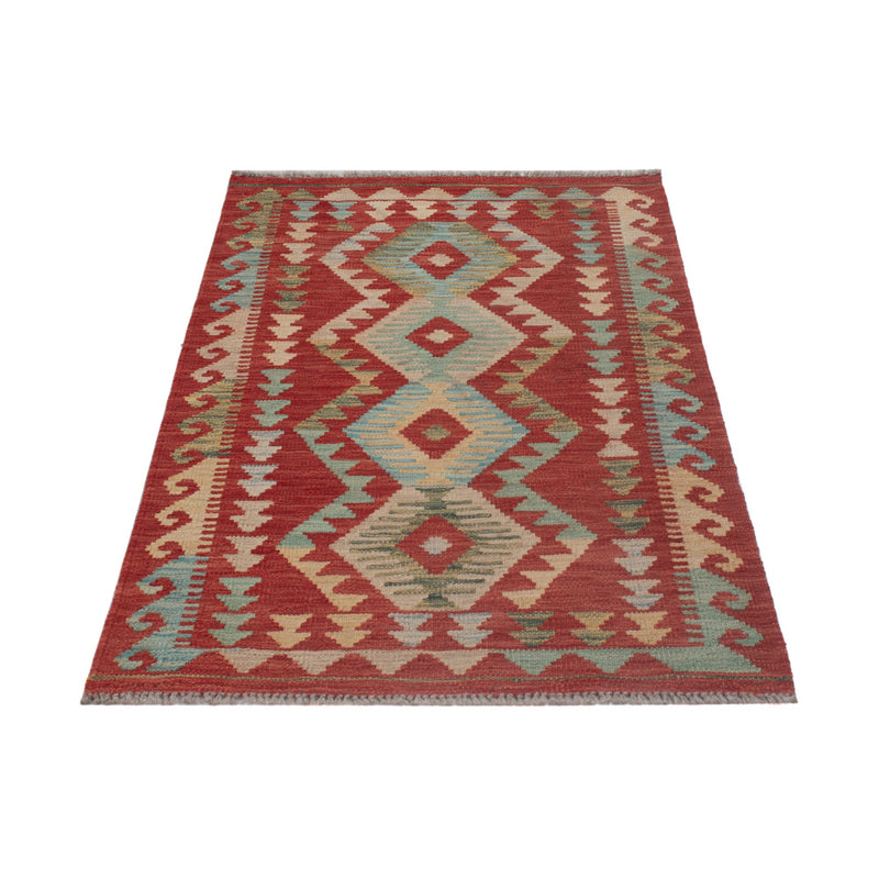 Kelim Rug - Splash - 131 x 77 cm - multicolored
