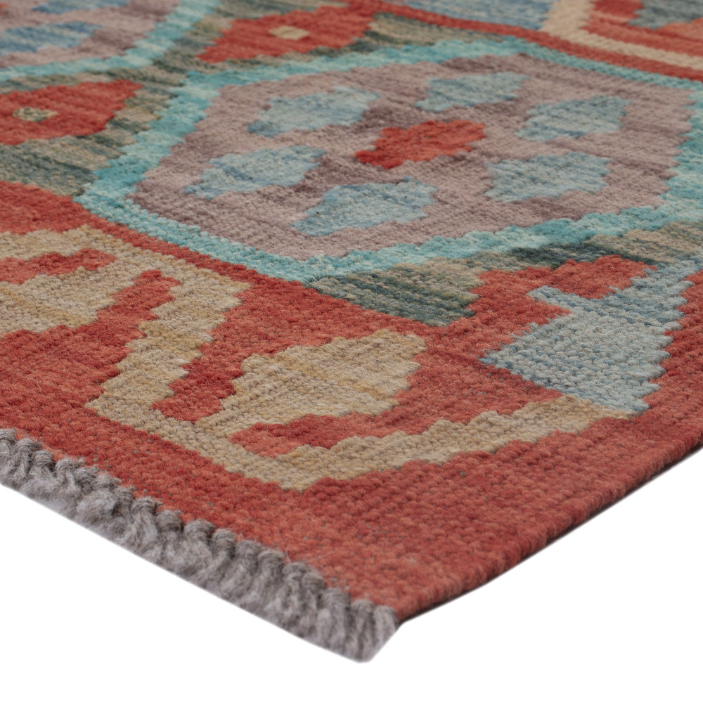 Kelim Rug - Splash - 124 x 72 cm - multicolored