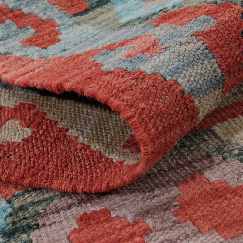 Kelim Rug - Splash - 124 x 72 cm - multicolored