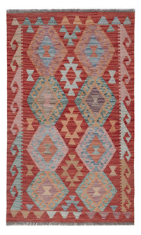 Kelim Rug - Splash - 129 x 82 cm - multicolored