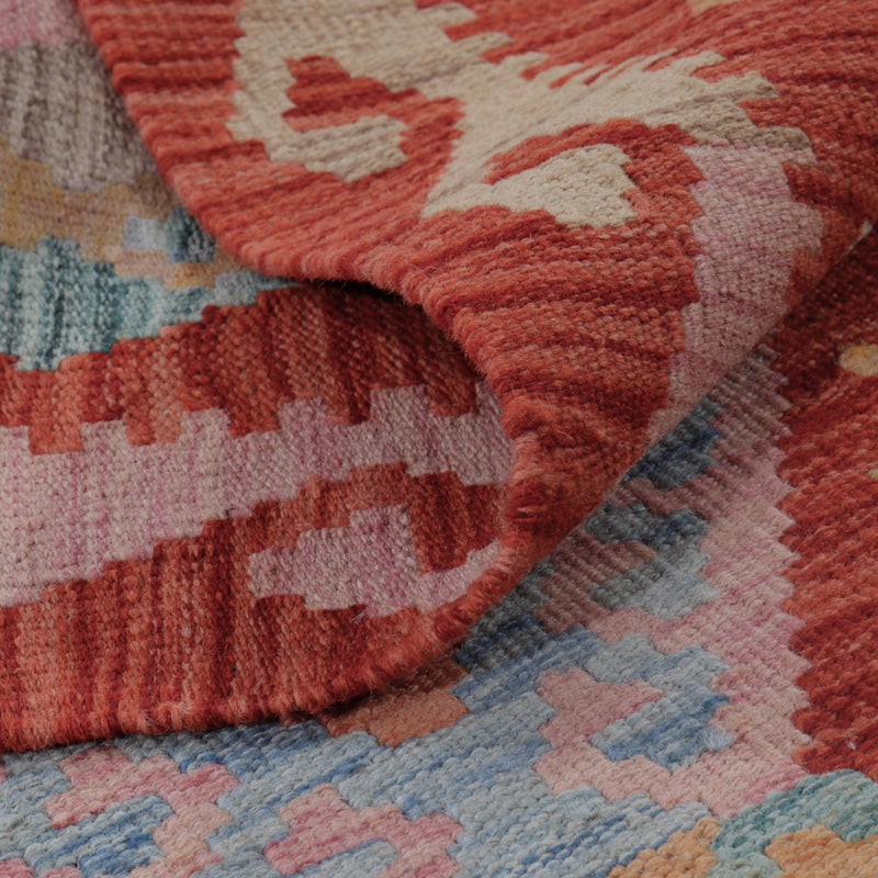 Kelim Rug - Splash - 129 x 82 cm - multicolored