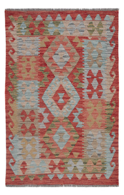 Kelim Rug - Splash - 120 x 81 cm - multicolored