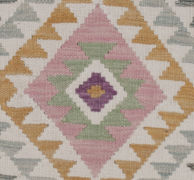 Kelim Rug - Splash - 134 x 87 cm - multicolored