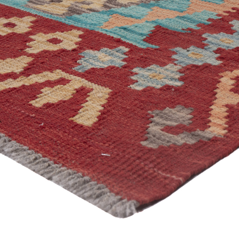 Kelim Teppich - Splash - 123 x 78 cm - mehrfarbig