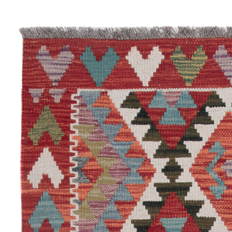 Kelim Teppich - Splash - 123 x 89 cm - mehrfarbig