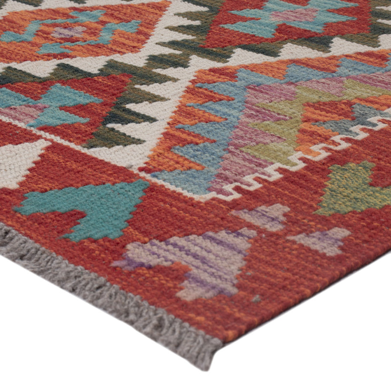 Kelim Teppich - Splash - 123 x 89 cm - mehrfarbig