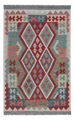 Kelim Rug - Splash - 131 x 85 cm - multicolored