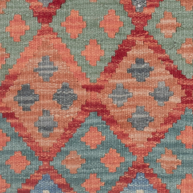 Kelim Rug - Splash - 126 x 100 cm - multicolored