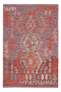 Kelim Rug - Splash - 127 x 86 cm - multicolored