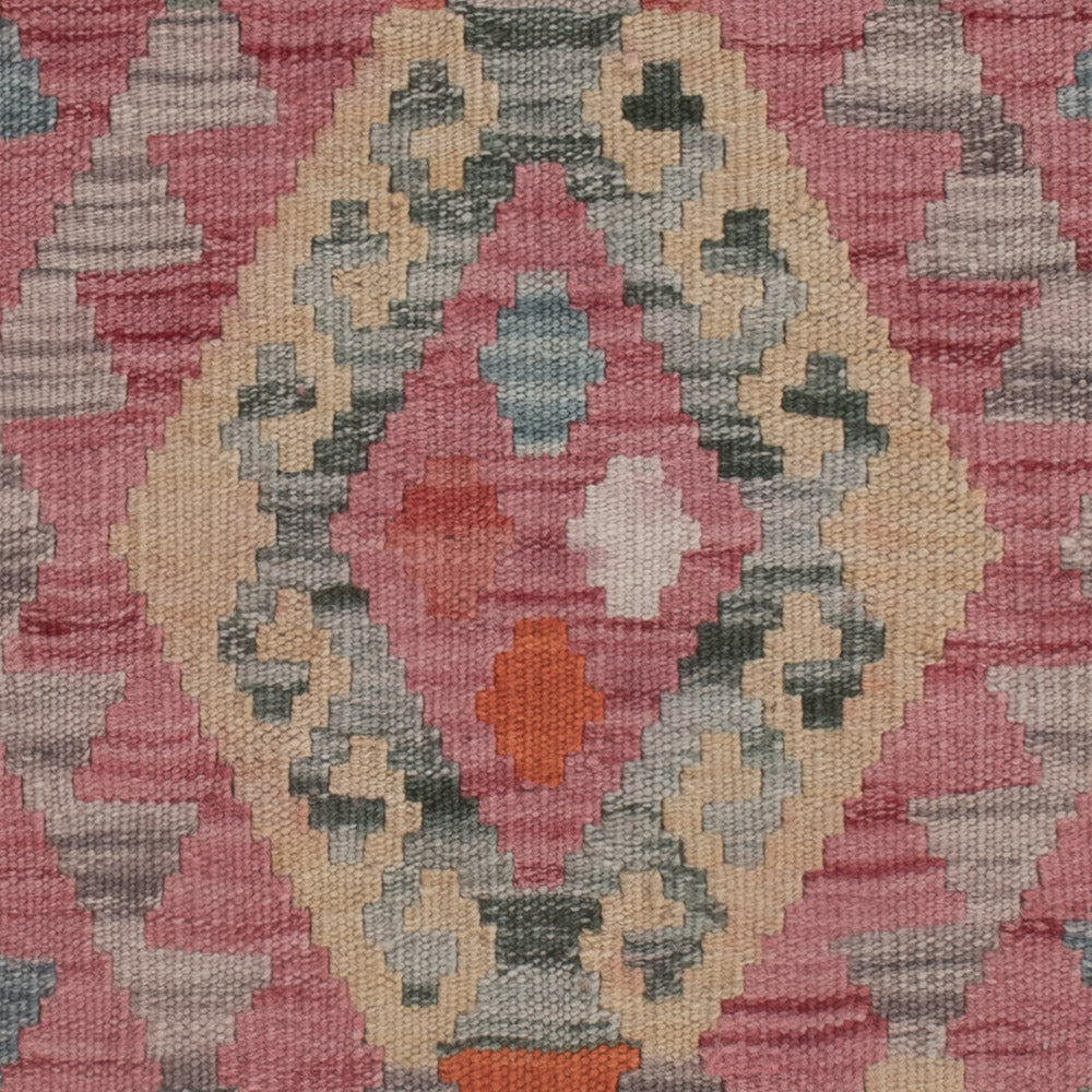 Kelim Rug - Splash - 127 x 86 cm - multicolored